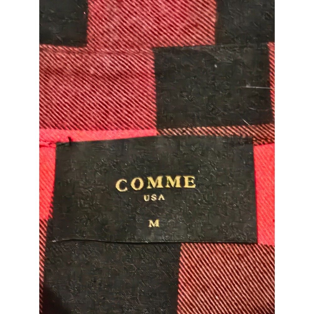 Comme USA Women's Red And Black Plaid Dress Size Medium - Picture 2 of 7